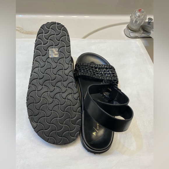 Anthropologie Raffia buckle sandal Women size 39, US size 8, excellent condition - Picture 4 of 11